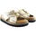 Sapatos Mulher Chinelos Parodi Sunshine Shoes  Gold - 53/1861/01 