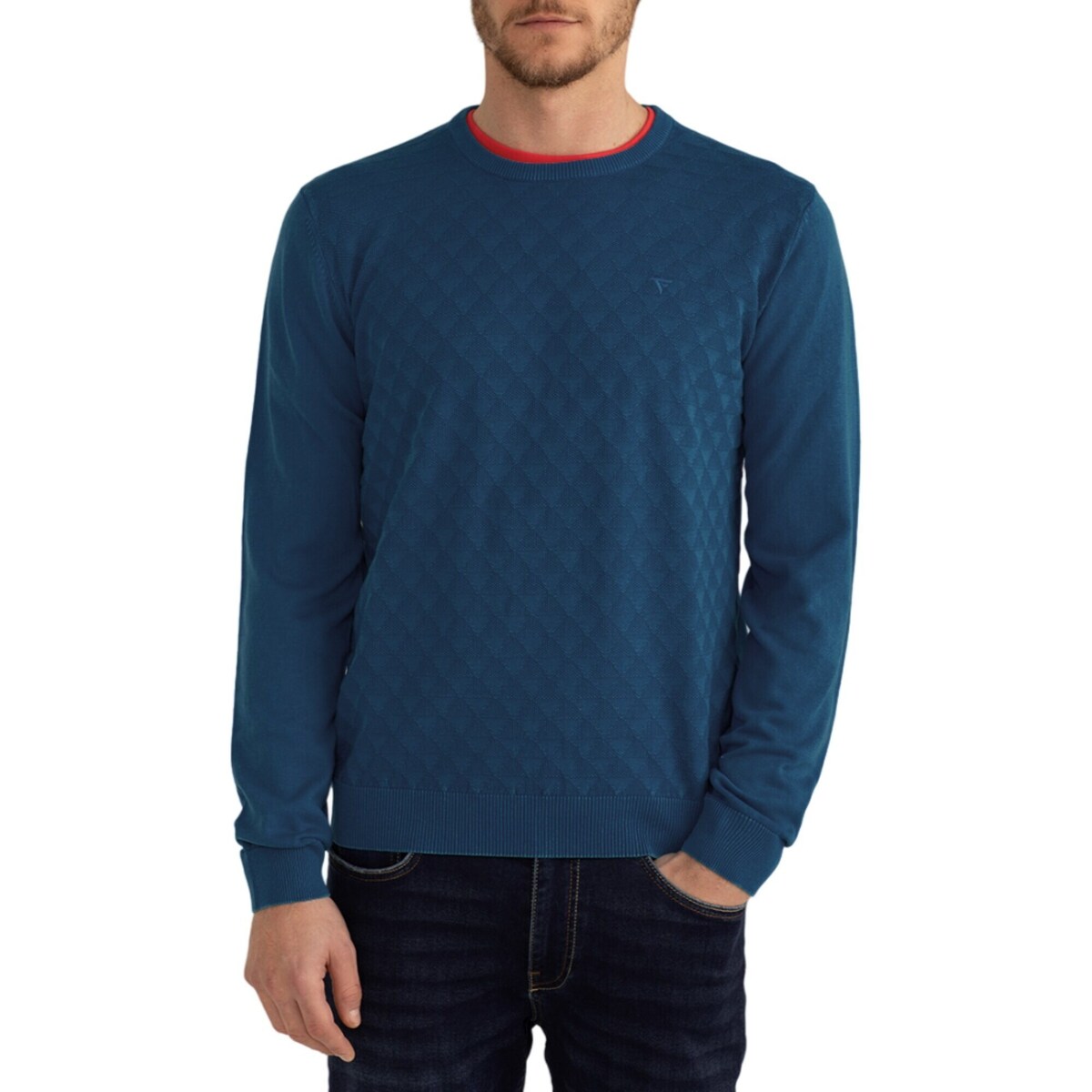 Textil Homem Sl Top Noos Toppe & T-Shirts 10905929 FM24S08MG Azul