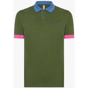Textil Homem T-shirts e Pólos Sun68 A34115 Verde