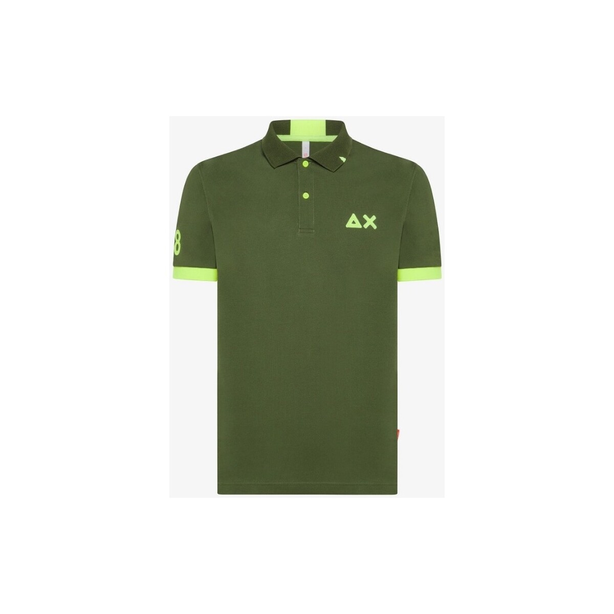 Textil Homem T-shirts e Pólos Sun68 A34122 Verde