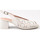 Sapatos Mulher Sapatos & Richelieu Pitillos Sandalias  Troqueladas Tacón 5695 Glacial Branco