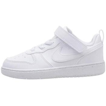 Sapatos Rapaz Sapatilhas Retro Nike COURT BOROUGH LOW RECRAFT TDV Branco
