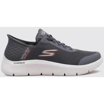 Sapatos Homem Sapatilhas Schuhe Skechers SLIP-INS  GO WALK FLEX Cinza