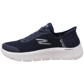 Sapatos Mulher Sapatilhas 216015-NVGY Skechers SLIP-INS  GO WALK FLEX Azul