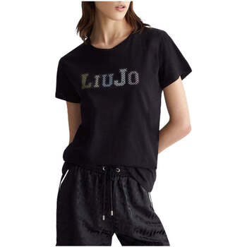 Textil Mulher T-shirts e Pólos Liu Jo Sport  Preto