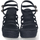 Sapatos Mulher Sandálias Póker De Damas Sandalia de Cuña Alta para Mujer Preto