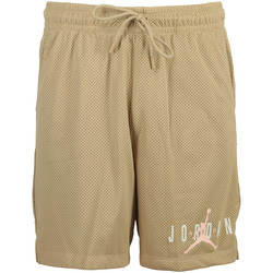 Textil Homem Shorts / Bermudas Nike M J Ess Mesh Gfx Short Bege