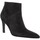 Sapatos Mulher Botins Freelance Forel 7 Low Zip Boot Velours Femme Noir Preto
