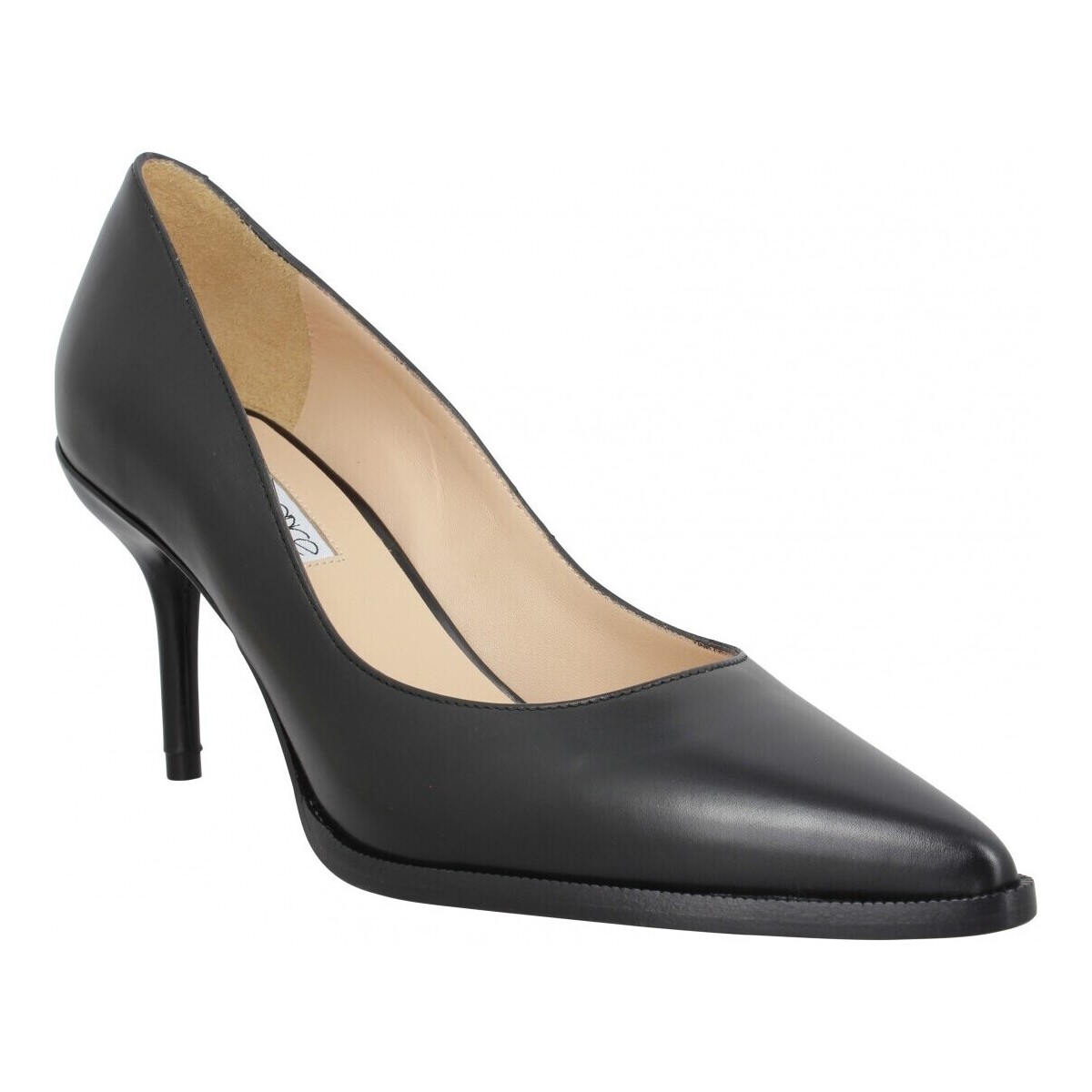 Sapatos Mulher Escarpim Freelance Jamie 7 Pump Veau Lisse Brillant Femme Noir Preto