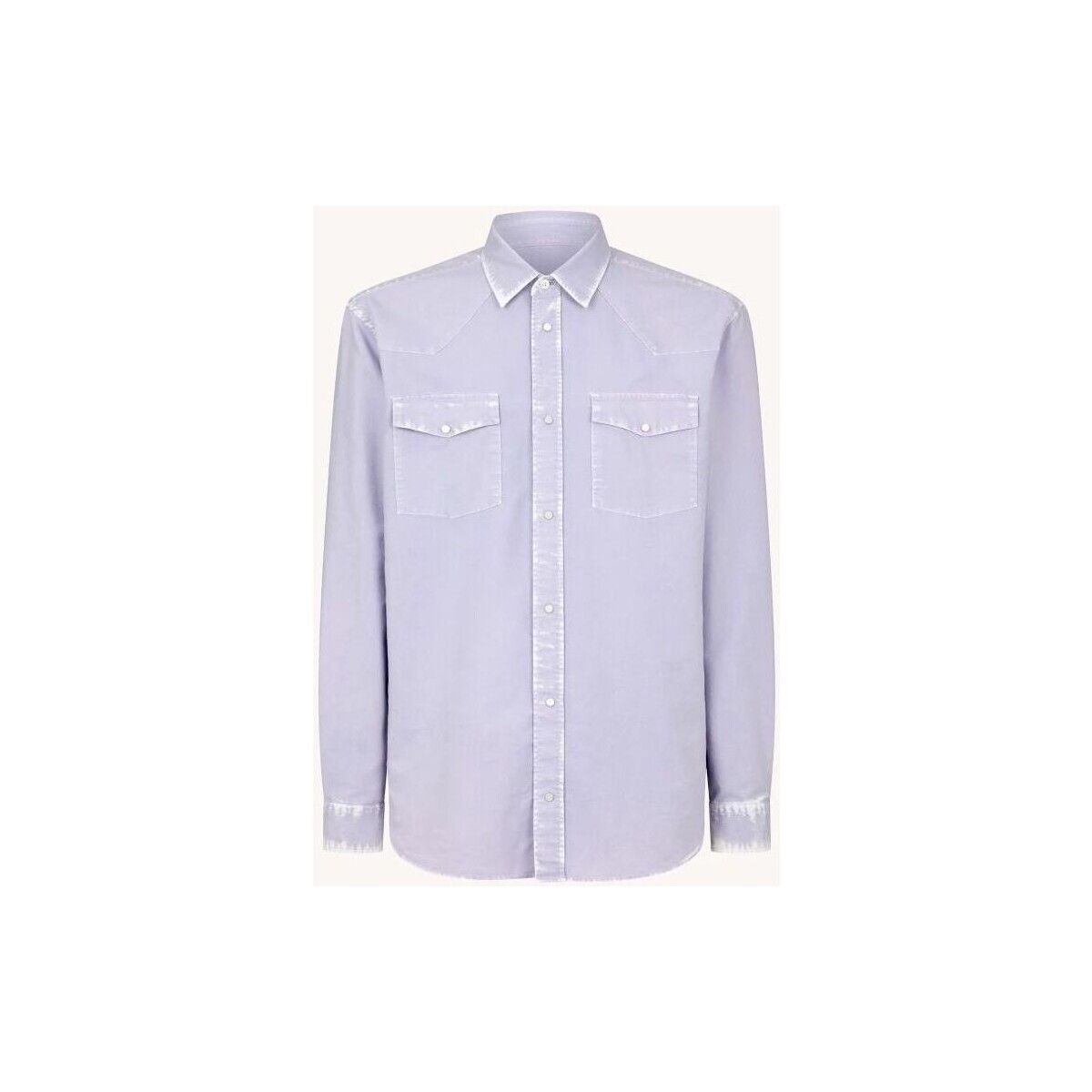 Textil Homem Camisas mangas comprida Dondup UC300R CF0169U-CR1 DU 589 Violeta