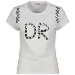 Textil Mulher T-shirts e Pólos Denny Rose 411DD64020-2100-1-1 Branco