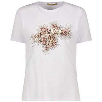 Textil Mulher T-shirts e Pólos Denny Rose 411ND64030-2100-1-1 Branco