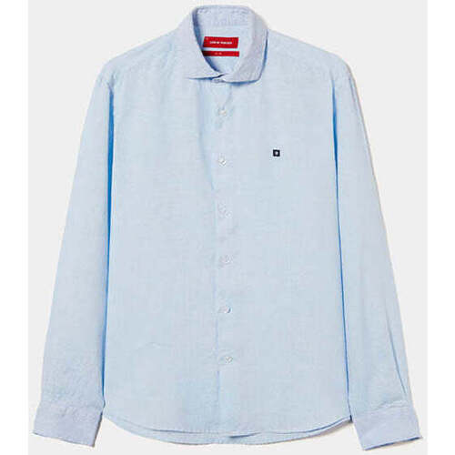 Textil Homem Camisas mangas comprida T-shirts e Pólos LP004099-510-3-1 Azul