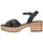 Sapatos Mulher Sandálias Oh My Sandals 5375 Mujer Negro Preto