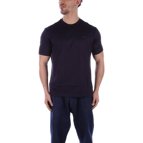 Textil Homem T-Shirt mangas curtas Emporio Armani EM0000079 AF10094 Azul