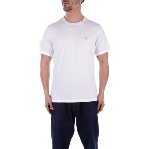 Textil Homem NEEDLES plaid-jacquard short-sleeve shirt Barbour MTS0670 Branco