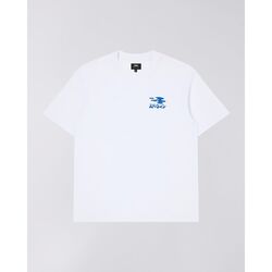 Textil Homem T-shirts e Pólos Edwin I033490.02.67. STAY HYDRATED-02.67 WHITE Branco