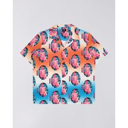 Textil Homem Camisas mangas comprida Edwin I033389.08.67. PINKU-08.67 ,ULTI multicolore