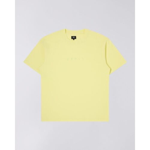 Textil Homem T-shirts e Pólos Edwin I026745 KATAKANA-1MS TT Amarelo