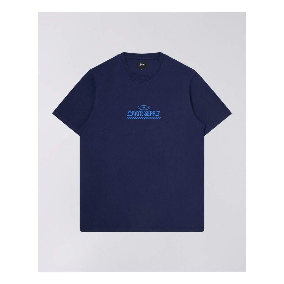 Textil Homem T-shirts e Pólos Edwin I033503.0DM.67. SHOW SOME-0DM.67 MARITIME BLUE Azul