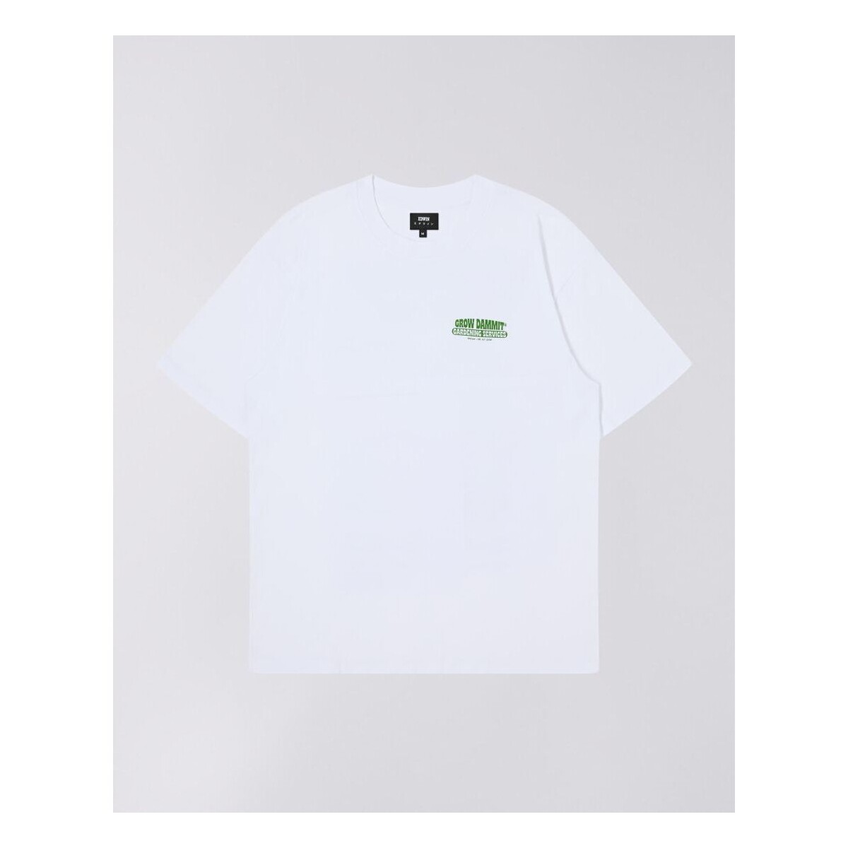 Textil Homem T-shirts e Pólos Edwin I033489.WHW.67. PINKU EIGA-WHW.67 WHISPER WHITE/SKY Branco