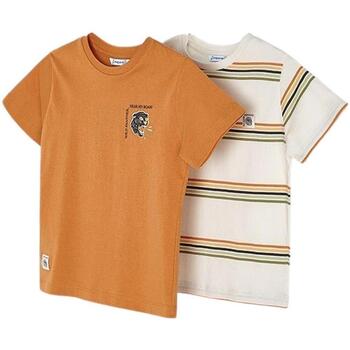 Textil Rapaz T-shirts e Pólos Mayoral  Laranja