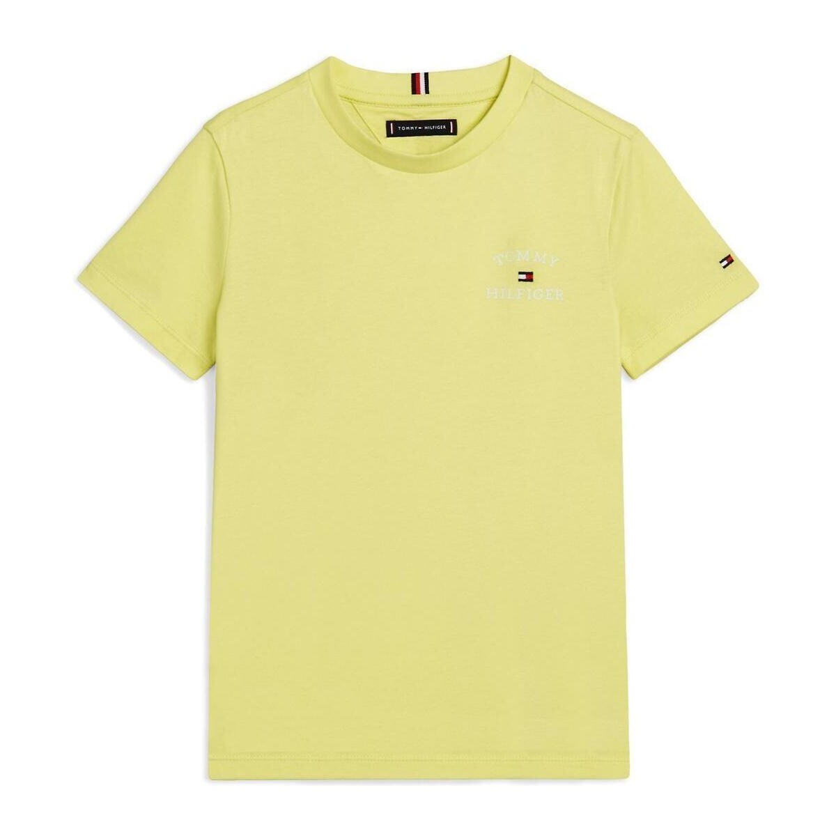 Textil Rapaz T-shirts e Pólos Tommy Hilfiger  Amarelo