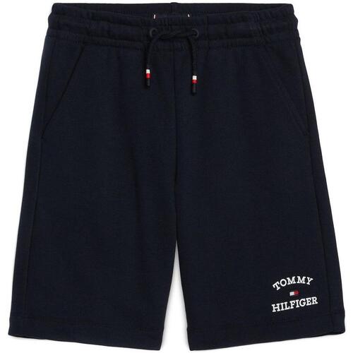 Textil Rapaz Shorts / Bermudas Tommy Hilfiger  Azul