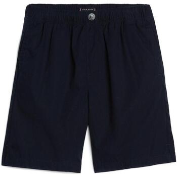 Textil Rapaz Shorts / Bermudas Tommy bianco Hilfiger  Azul