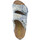 Sapatos Mulher Sandálias Colors of California Two buckle denim sandal Branco