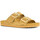 Sapatos Mulher Sandálias Colors of California Cow suede bio with two buckles Bege