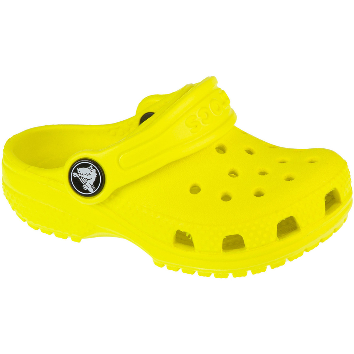 Sapatos Rapaz Chinelos Crocs the Classic Clog Kids T Amarelo