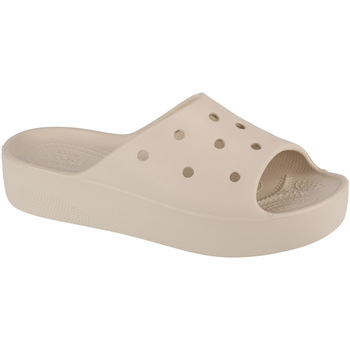 Sapatos Mulher Chinelos Crocs Classic Platform Slide Cinza