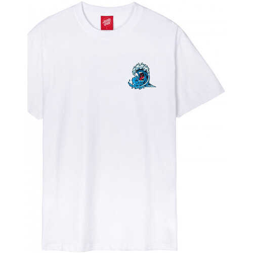 Textil Homem T-shirts e Pólos Santa Cruz Screaming wave Branco