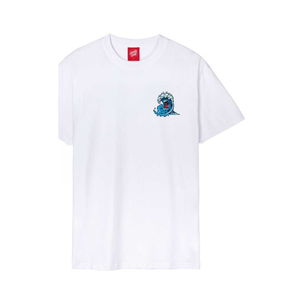 Textil Homem T-shirts e Pólos Santa Cruz Screaming wave Branco