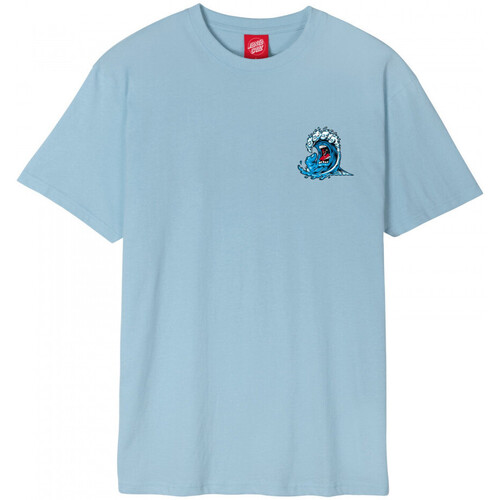 Textil Homem T-shirts e Pólos Santa Cruz Screaming wave Azul