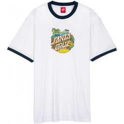 Textil Homem T-shirts e Pólos Santa Cruz Aloha dot front ringer Branco