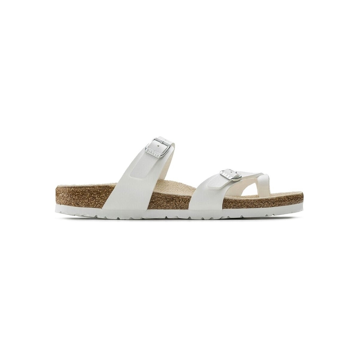 Sapatos Mulher Sandálias BIRKENSTOCK Mayari Birko-Flor Regular - White Branco