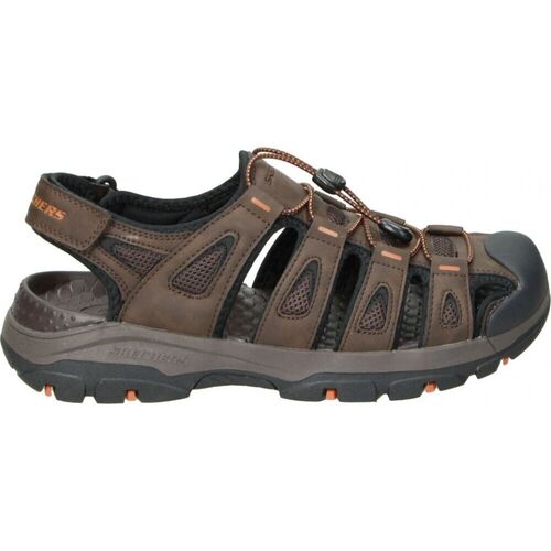 Sapatos Homem Sandálias Skechers 204111-CHOC Castanho