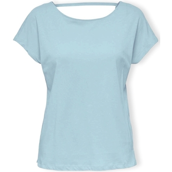 Textil Mulher Tops / Blusas Only Top May Life S/S - Clear Sky Azul