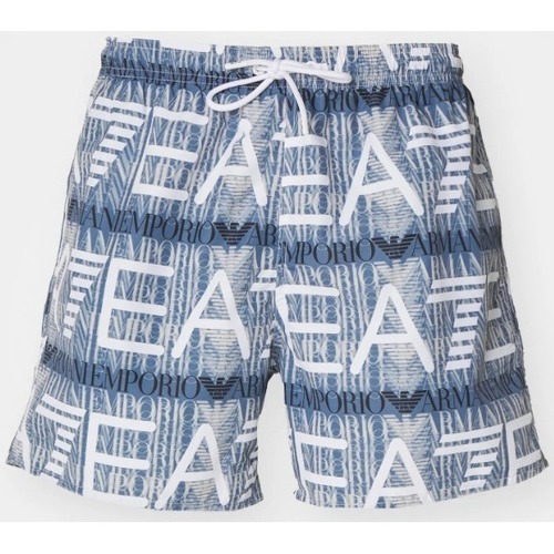 Textil Homem Shorts / Bermudas Emporio armani DOWN EA7 9020004R748 Azul