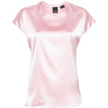 Textil Mulher T-shirts e Pólos Pinko FARIDA 100100 A1RJ-N98 Rosa