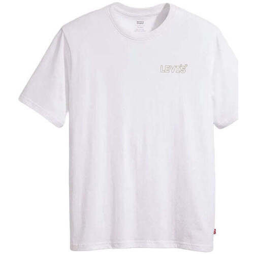 Textil Homem T-shirts e Pólos Levi's 16143-1230-1-31 Branco