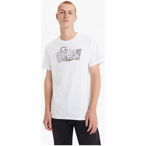 Textil Homem T-shirts e Pólos Levi's 22491-1476-1-1 Branco