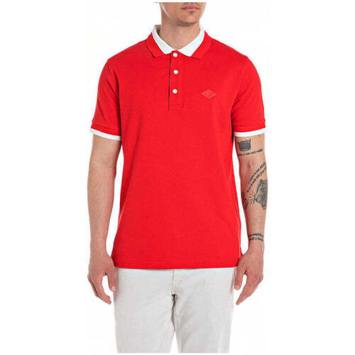 Textil Homem T-shirts e Pólos Replay M678000020623-054-11-1 Vermelho