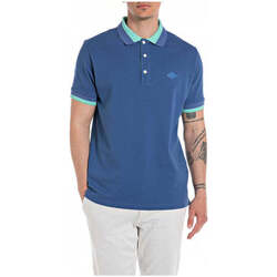Textil Homem T-shirts e Pólos Replay M678000020623-690-3-1 Azul