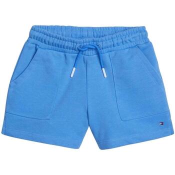 Textil Rapariga Shorts / Bermudas Tommy bianco Hilfiger  Azul