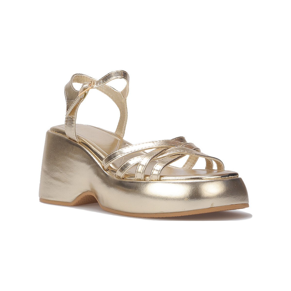 Sapatos Mulher Sandálias La Modeuse 70219_P163812 Ouro