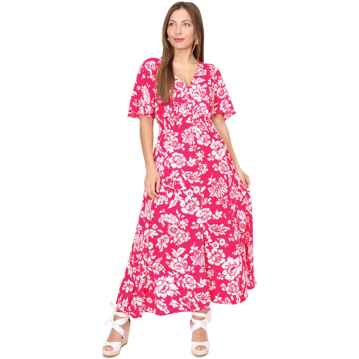 Textil Mulher Vestidos La Modeuse 70493_P164926 Vermelho