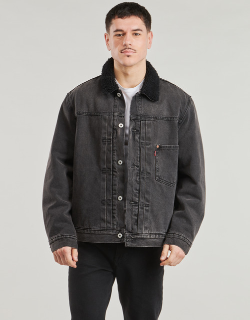 Levi's LINED TYPE I TRUCKER Preto